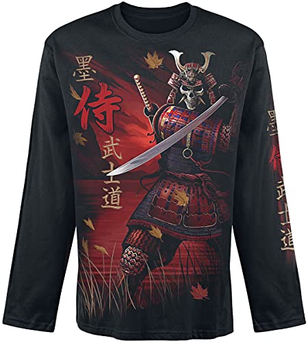 Spiral - Samurai - Longsleeve T-Shirt Schwarz - XL von Spiral