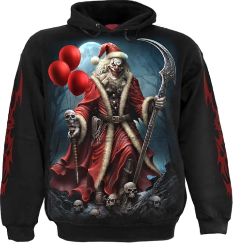 Spiral Santa Clown - Hoodie Männer Kapuzenpullover schwarz XXL von Spiral