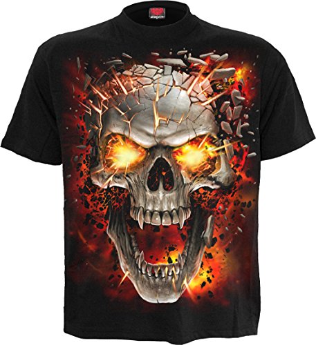 Spiral - Skull Blast - Kids T-Shirt Schwarz - XXL von Spiral