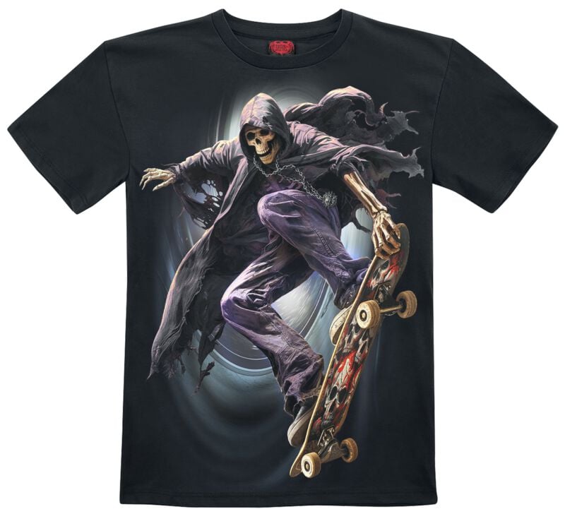 Spiral Soul Boarder - Kids T-Shirt T-Shirt schwarz in S von Spiral