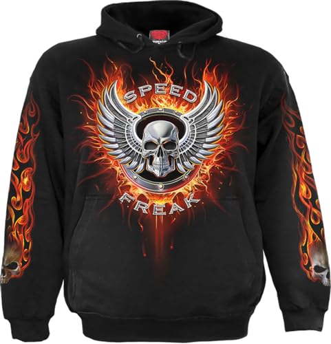 Spiral - Speed Freak - Hoody Schwarz, Schwarz , XXL von Spiral