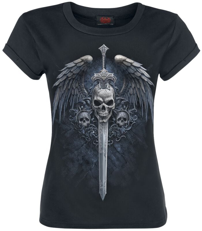 Spiral T-Shirt - Angel Sword - T-Shirt - S bis XXL - für Damen - Größe M - schwarz von Spiral