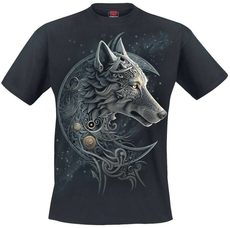 Spiral T-Shirt - Celtic Wolf - M bis 4XL - für Männer - Größe M - schwarz von Spiral