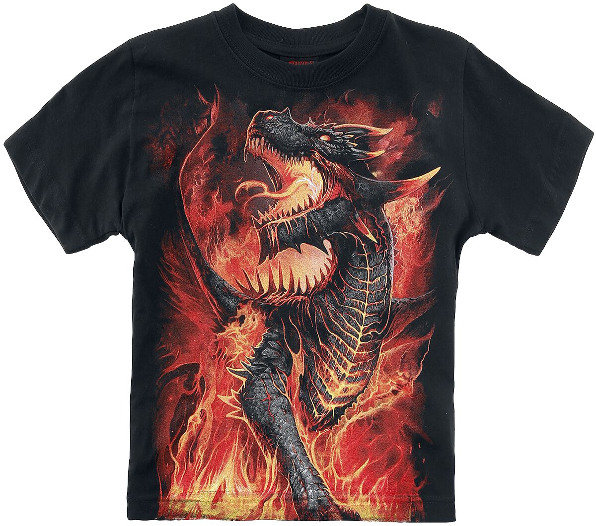 Spiral T-Shirt - Kids - Draconis - 116/122 bis 176 - für Jungen - Größe 164 - schwarz von Spiral