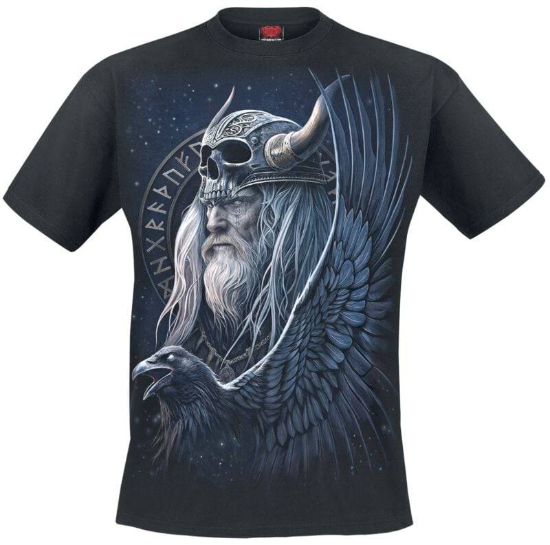 Spiral T-Shirt - Odin's Warrior - S bis 4XL - für Männer - Größe 4XL - schwarz von Spiral