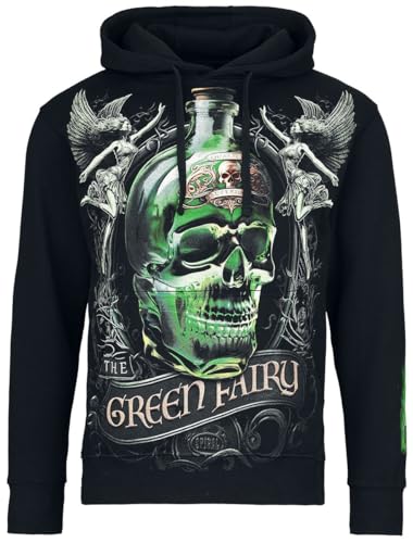 Spiral The Green Fairy Männer Kapuzenpullover schwarz XL von Spiral