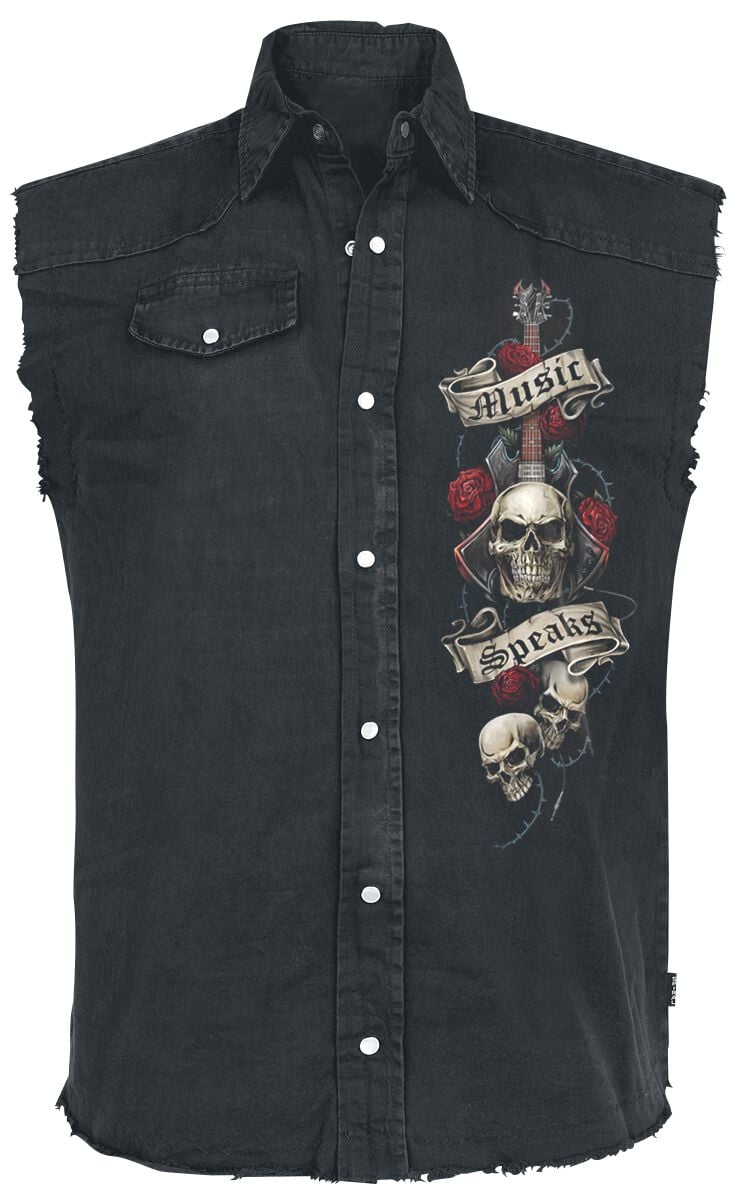 Spiral Unspoken Weste schwarz in 3XL Spiral Unspoken Weste schwarz in 3XL von Spiral