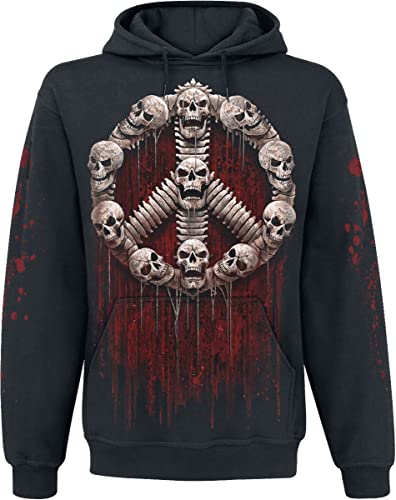 Spiral War Kills Männer Kapuzenpullover schwarz L 100% Baumwolle Horror, Rockwear, Totenköpfe von Spiral