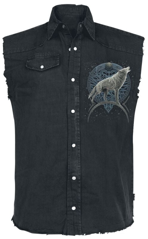 Spiral Weste - Celtic Wolf - M bis XXL - für Männer - Größe M - schwarz Spiral Weste - Celtic Wolf - M bis XXL - für Männer - Größe M - schwarz von Spiral