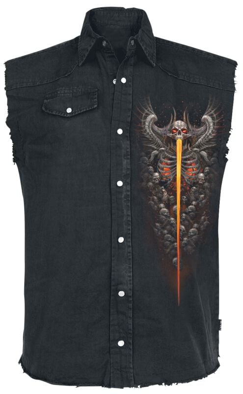 Spiral Weste - Gates Of Hell - M bis L - für Männer - Größe L - schwarz Spiral Weste - Gates Of Hell - M bis L - für Männer - Größe L - schwarz von Spiral