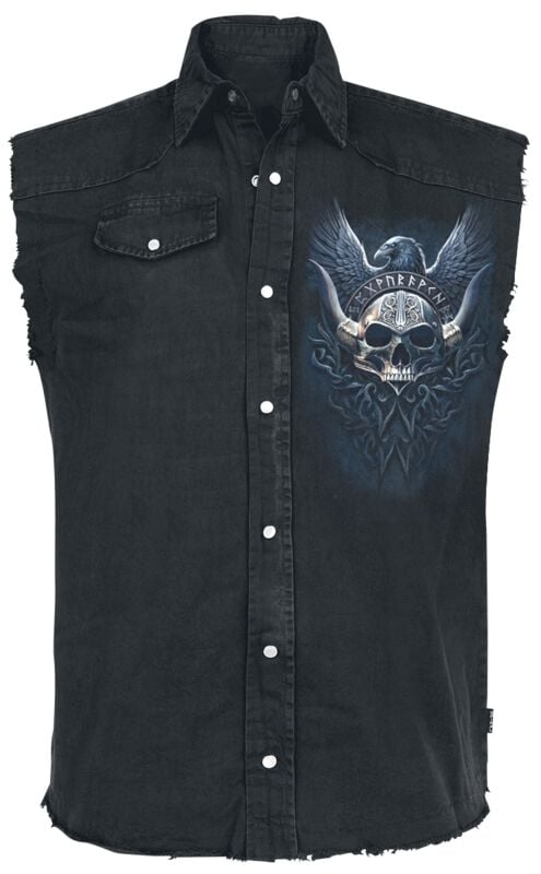 Spiral Weste - Odin's Warrior - M bis XXL - für Männer - Größe XXL - schwarz von Spiral