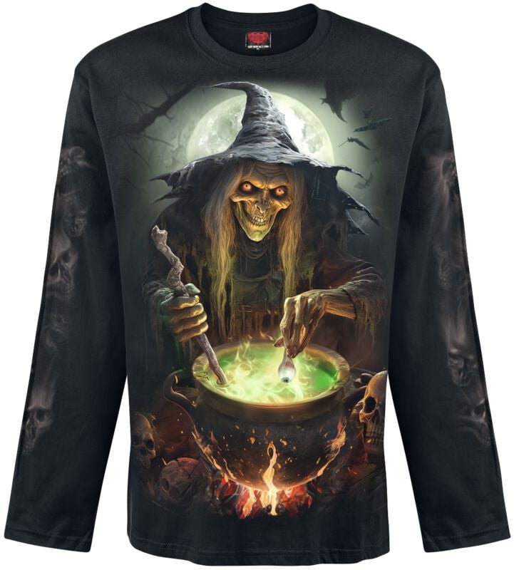 Spiral Witch's Brew - Longsleeve Langarmshirt schwarz in M von Spiral