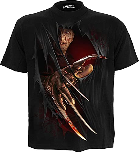 A Nightmare on Elm Street Freddy Männer T-Shirt schwarz XL von Spiral