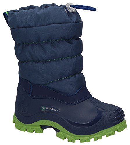 Spirale 78129 0079 Sidney Unisex-Kinder Schneestiefel, 25, Ozean von Spirale