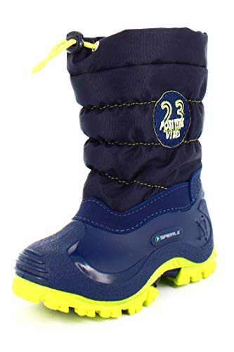 Spirale Eric Schneestiefel, Blau Crepe, 33 EU von Spirale