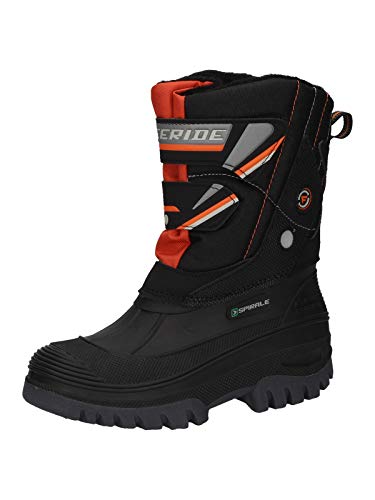 Spirale Frodo Schneestiefel, Farbe: Schwarz/Orange, Größe: 29 von Spirale