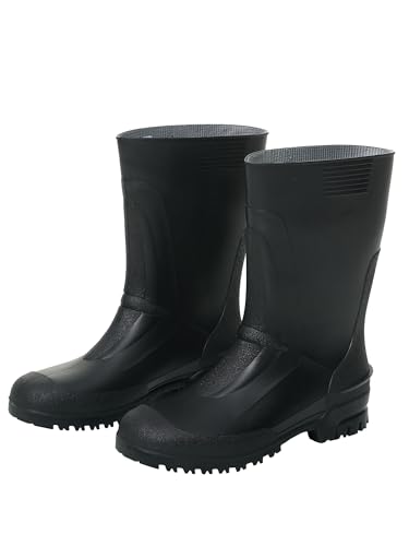 Spirale Idro-Low - Rutschfester PVC-Stiefel, Halbhoher Arbeitsstiefel für Land- und Forstwirtschaft - Schwarz - Gr. 45 von Spirale