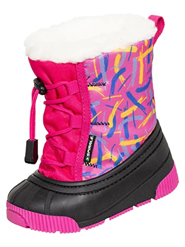 Spirale Jungen Mädchen Lala Schneestiefel, Fuchsia, 24/25 EU von Spirale