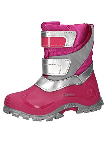 Spirale Jungen Mädchen Simone Schneestiefel, Fuchsia Silber, 34 EU von Spirale