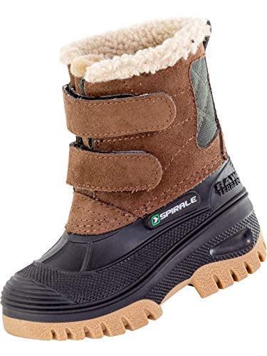 Spirale Jungen Unisex Kinder Pauli Schneestiefel, Braun, 25 EU von Spirale