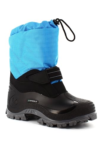 Spirale Jungen Unisex Kinder Sunny Schneestiefel, Türkis, 34 EU von Spirale