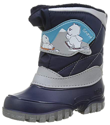 Spirale Jungen Unisex Kinder Trolly Schneestiefel, Blau, 23 EU von Spirale