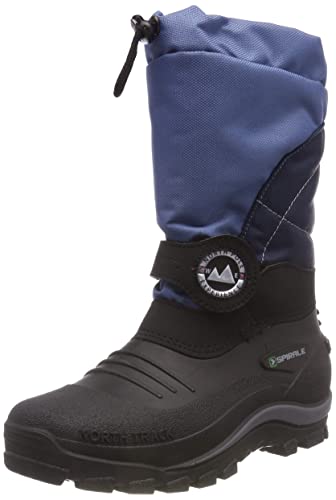 Spirale Kinder Jungen gefütterter Winterstiefel Snowboots blau, Größe:32, Farbe:Blau von Spirale