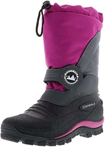 Spirale Kinder Mädchen gefütterter Winterstiefel Snowboots violett, Größe:34, Farbe:Violett von Spirale