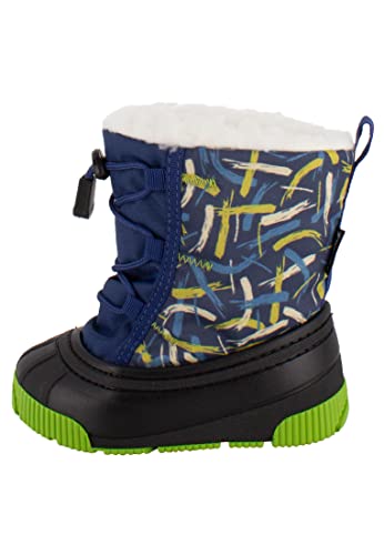 Spirale Lala Schneestiefel, Winterstiefel fur Kinder, Fleecefutter mit Isolierschaum, Blau, 18/19 EU von Spirale