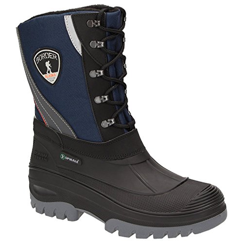 Spirale Patrick 7804279 Unisex-Kinder Schneestiefel (Winterstiefel, gefüttert) blau, 38 von Spirale