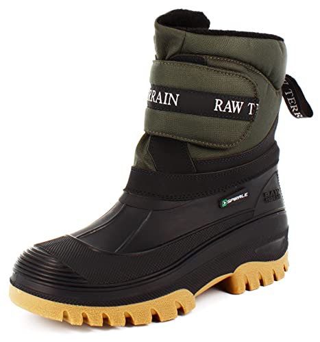 Spirale Tommy, Unisex-Erwachsene Warm gefütterte Schneestiefel, Grün (grün 46), 35 EU (2.5 Erwachsene UK) von Spirale