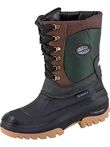 Spirale Winterstiefel Nero-para Schnürstiefel grün/braun/schwarz 47 von Spirale