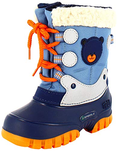 Spirale Unisex-Kinder Fabi Schneestiefel, Blau (Celeste 02319226), 32 EU von Spirale