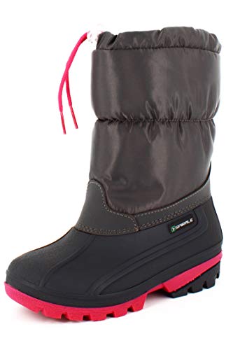 Spirale Unisex-Kinder Shadow Schneestiefel, Grau (Dunkelgrau 022), 31 EU von Spirale