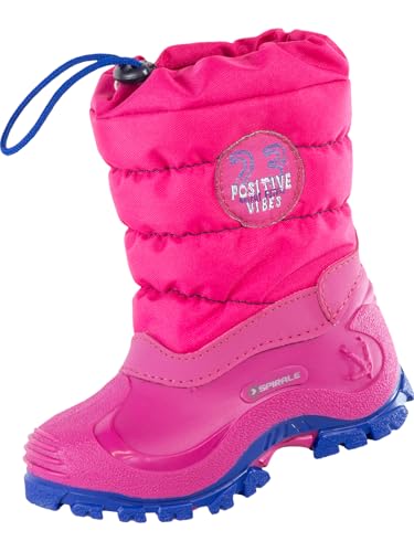 Spirale Winterstiefel Eric Kinderstiefel gefüttert Fuchsia 32 von Spirale