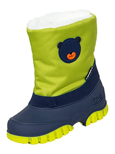 SPIRALE Winterstiefel Jonk Kinderstiefel lime/blau 34 von SPIRALE