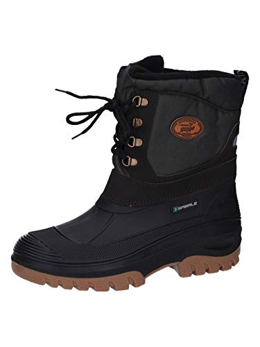 Spirale Winterstiefel Pilgrim schwarz/braun/oliv 44 von Spirale