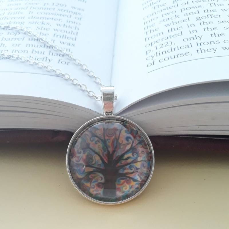 Baum Des Lebens Charm Anhänger, Einzigartiger Charm, Original Kunst Liebhaber Schmuck Geschenk von SpiralesDargent