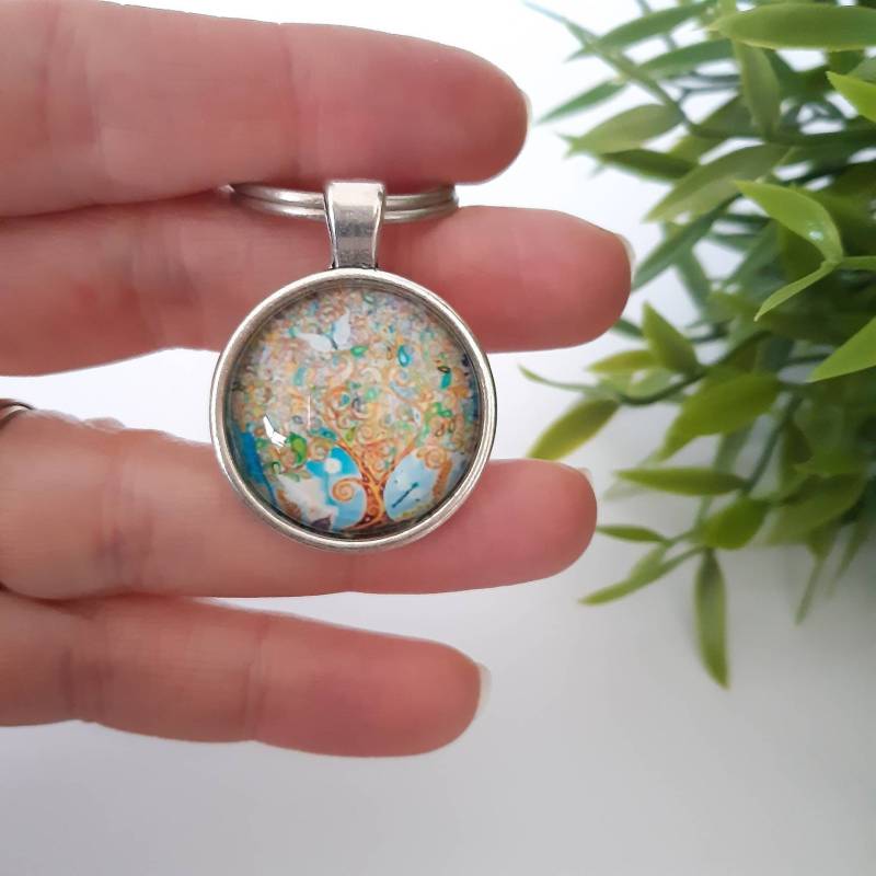 Fee Charme Anhänger, Baum Des Lebens Charme, Einzigartige Original Kunst Charm Liebhaber Schmuck Geschenke, Schlüssel Ringe von SpiralesDargent