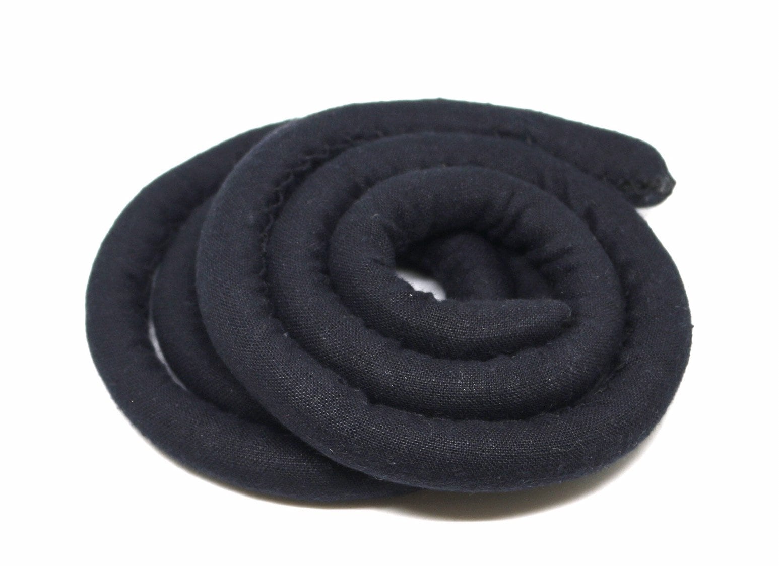 Spiralocks® Original Biegbarer Dreadkrawatte. Schwarz Aus Veganem Bio Hanf/Baumwolle. Handgemachtes Gunu-Dorf Zur Unterstützung Von Dorffamilien von Spiralocks