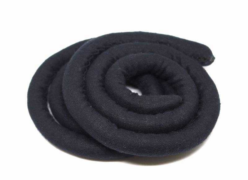 Spiralocks® Original Biegbarer Dreadkrawatte. Schwarz Aus Veganem Bio Hanf/Baumwolle. Handgemachtes Gunu-Dorf Zur Unterstützung Von Dorffamilien von Spiralocks