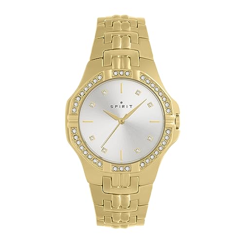 Spirit Damen Analog Quarz Uhr mit Edelstahl Armband SP4010 von Spirit