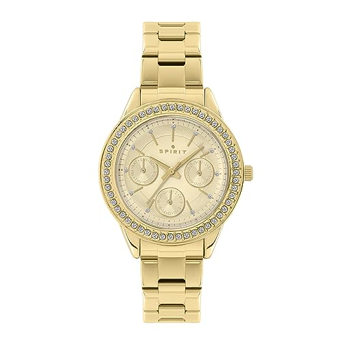 Spirit Damen Analog Quarz Uhr mit Edelstahl Armband SP4018 von Spirit