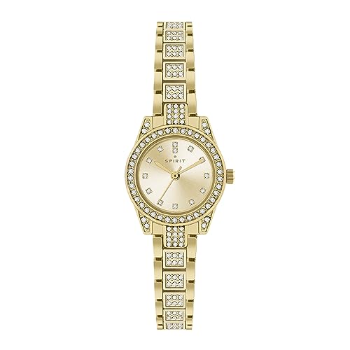 Spirit Halloween Damen Analog Quarz Uhr mit Edelstahl Armband SP4020 von Spirit