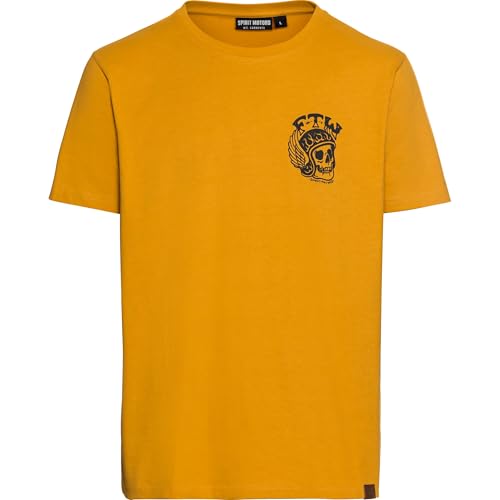 Spirit Motors Crazy Maze T-Shirt – 100% Baumwolle – Handgezeichneter Print von Spirit Motors