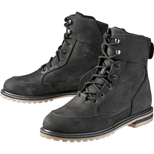 Spirit Motors Franky Stone Motorradschnürstiefel Kurz - Leder - Rutschfeste Sohle von Spirit Motors