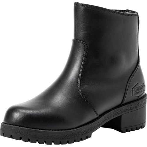 Spirit Motors Motorrad Damen Lederstiefel 1.0 Schwarz Größe 40 Motorradstiefel Leder von Spirit Motors