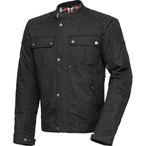 Spirit Motors Motorradjacke mit Protektoren Motorrad Jacke Retro-Style Textiljacke 1.0 schwarz XL, Herren, Chopper/Cruiser, Ganzjährig von Spirit Motors