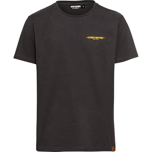 Spirit Motors Rapid Maze T-Shirt – 100% Baumwolle – Handgezeichneter Print von Spirit Motors