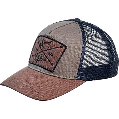 Spirit Motors Retro Trucker Cap 1.0 – Größenverstellbar – 100% Baumwolle braun ohne Größe von Spirit Motors